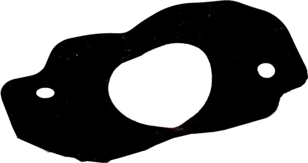 Dichtung für eine Schwenkverrohrung, schwarz, mit einer ovalen Öffnung und zwei Bohrungen, geeignet für die Verwendung in WOLF-Systemen.